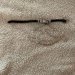 Tracy necklace and bracelet